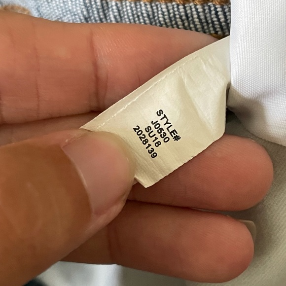 Madewell high rise denim shorts pierced edition - Picture 5 of 8